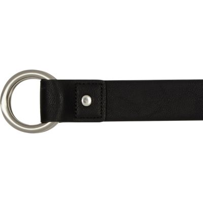Black pin buckle belt